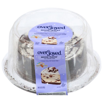 Overjoyed/Signature Select Ice Cream Cake Moose Tracks 6 In - 22 Oz - Image 2