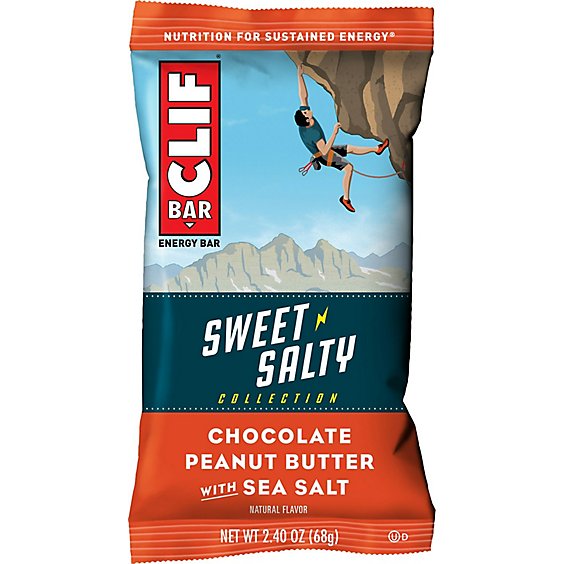 CLIF Bar Sweet & Salty Chocolate Peanut Butter With Sea Salt - 2.4 Oz