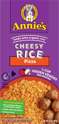 Annies Cheesy Rice With Hidden Veggies Pizza Flavored - 6.6 Oz - Image 2