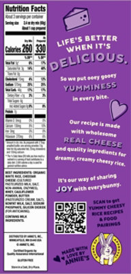 Annies Cheesy Rice White Cheddar - 6.6 Oz - Image 6