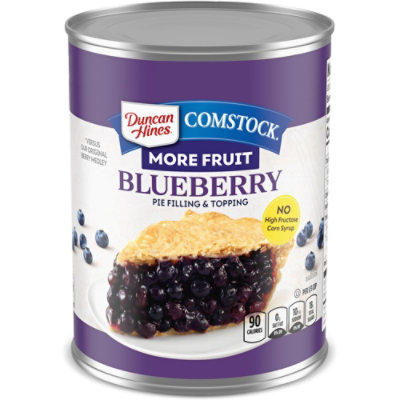 Duncan Hines Comstock Blueberry Pie Filling & Topping - 21 Oz - Image 1