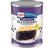Comstock Ready To Use Blueberry Pie Fill - 21 Oz