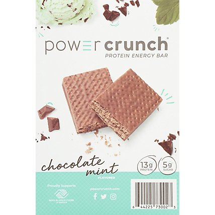 Power Crunch Protein Energy Bar Chocolate Mint - 5-1.4 Oz - Image 6