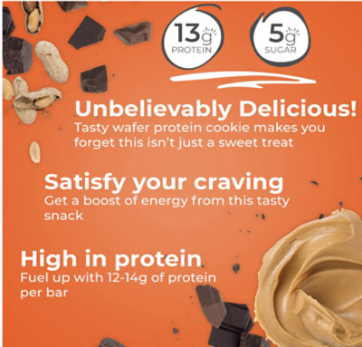 Power Crunch Peanut Butter Fudge Protein Bar - 5-1.4 Oz - Image 7