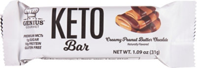 Genius Gourmet Keto Bars Pb Chocolate - 1.09 Oz - Image 2