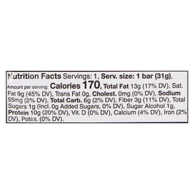 Genius Gourmet Keto Bars Pb Chocolate - 1.09 Oz - Image 4