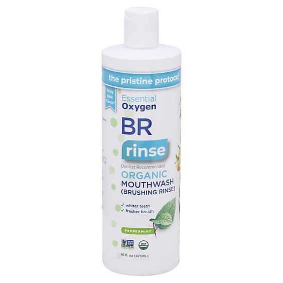 Essential Oxygen Mouthwash Pprmnt - 16 Oz
