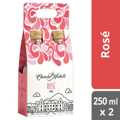 Chateau Ste. Michelle Rose Wine Aluminum Bottle - 2-250 Ml - Image 1