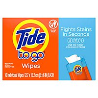 Tide To Go Wipes Instant Stain Remover - 10 count - Image 3