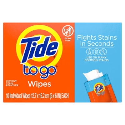 Tide To Go Wipes Instant Stain Remover - 10 count - Image 9
