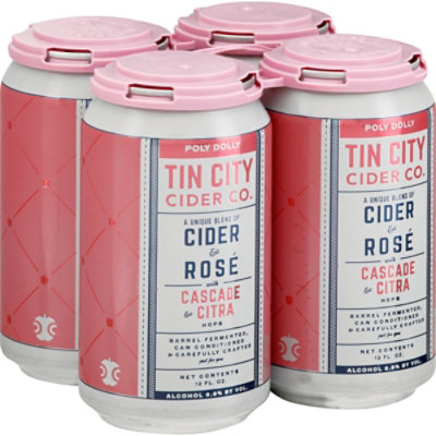 Tin City Cider Poly Dolly Cider & Rose Wine In Cansans 12 Fl. Oz