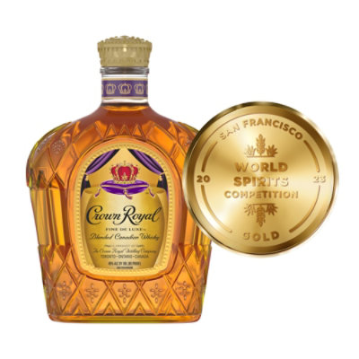 Crown Royal Fine De Luxe Blended Canadian Whisky with Two Signature Shot Glasses - 750 Ml - Image 5