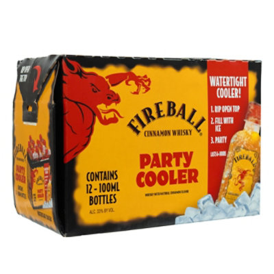 Fireball Cinnamon Wsky 12pk - 12-100 Ml - Image 1