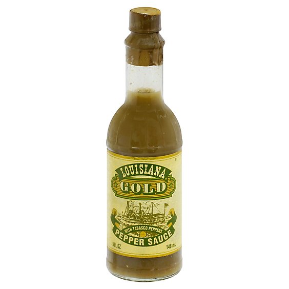 Louisiana Gold Green Pepper Sauce - 5 Oz