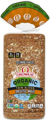 Oroweat Organic Bread Sprouted Wheat Thin Sliced - 20 Oz - Image 2