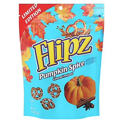 Flipz Pumpkin Spice Pretzels - 7.5 Oz - Image 3