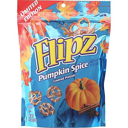 Flipz Pumpkin Spice Pretzels - 7.5 Oz - Image 2