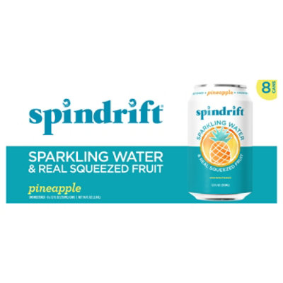 Spindrift Pineapple Sparkling Water - 8-12 Fl. Oz.