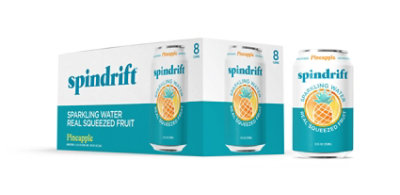 Spindrift Pineapple Sparkling Water - 8 Count