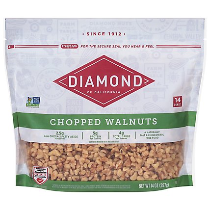 Diamond of California Chopped Walnuts – 14 Oz. - Image 3