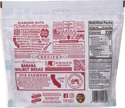 Diamond of California Chopped Walnuts – 14 Oz. - Image 5