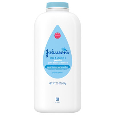 Johnsons Baby Powder Aloe & Vitamin E - 22 Oz - Image 2