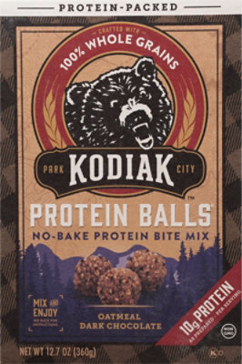 Kodiak Oatmeal Dark Chocolate Protein Balls Box - 12.7 Oz - Image 2