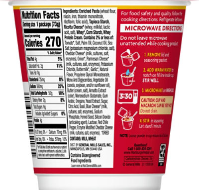 Hamburger Helper Bold Cheesy Pizza Mac & Cheese - 2.6 Oz - Image 6