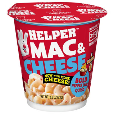 Helper Bold Pepper Jack Queso Mac & Cheese - 2.6 Oz
