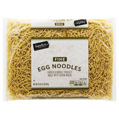 Signature Select Noodles Egg Fine - 16 Oz