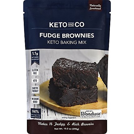 Keto & Co Mix Fudge Brownie - 10.2 Oz - Image 2