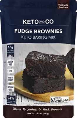 Keto & Co Mix Fudge Brownie - 10.2 Oz - Image 2