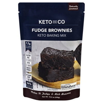 Keto & Co Mix Fudge Brownie - 10.2 Oz - Image 1