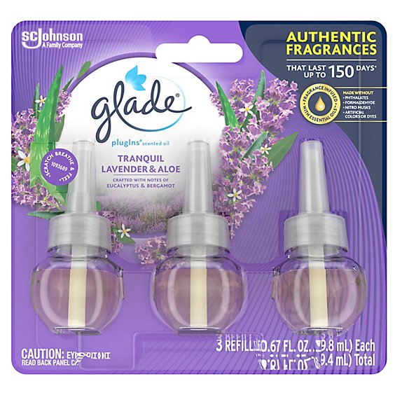 Glade Plugins Scented Oil Air Freshener Refill - 3-0.67 Oz