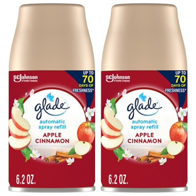 Glade Apple Cinnamon Automatic Spray Air Freshener Refill - 2-6.2 Oz - Image 2