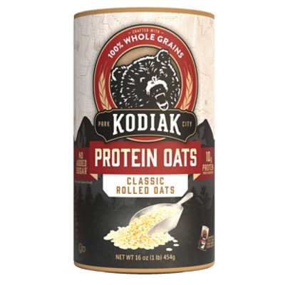 Kodiak Classic Protein Rolled Oats Canister - 16 Oz - Image 1