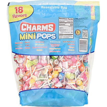 Charms Mini Pops Assorted Lollipops Bag - 300 Counts - Image 6