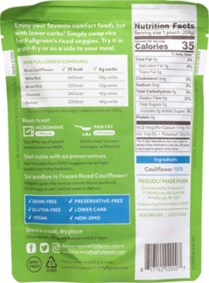 Fullgreen Cauli Rice Cauliflower Rice - 7.05 Oz - Image 6