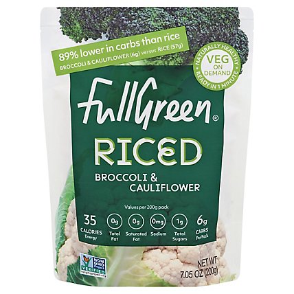 Fullgreen Vegi Rice Riced Broccoli With Cauliflower - 7.05 Oz - Image 3
