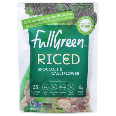 Fullgreen Vegi Rice Riced Broccoli With Cauliflower - 7.05 Oz - Image 3