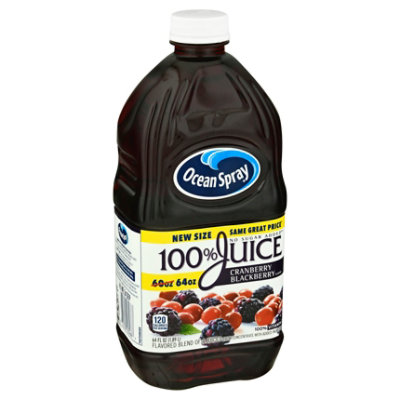 Ocean Spray 100% Juice Cran Blackbry - 64 Fl. Oz. - Randalls