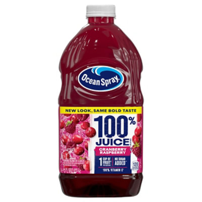 Ocean Spray 100% Juice Cran Raspbry - 64 Fl. Oz. - Image 1