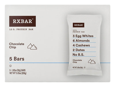 Rxbar Protein Bar Chocolate Chip - 5-1.83 Oz