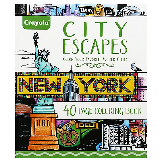 Crayola Coloring Book For Adult City Escapes - Each