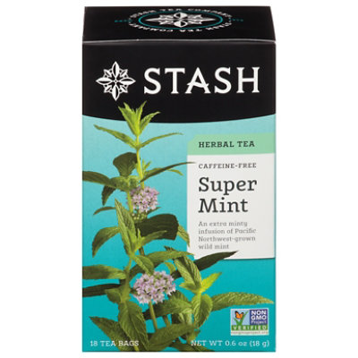 Stash Herbal Tea Super Mint Caffeine Free - 18 Count - Image 3