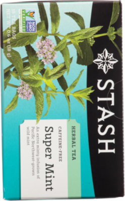 Stash Herbal Tea Super Mint Caffeine Free - 18 Count - Image 5
