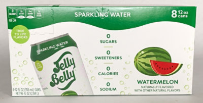 Jelly Belly Watermelon Sparkling Water - 8-12 Fl. Oz.