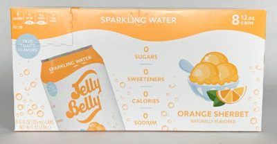 Jelly Belly Orange Sherbet Sparkling Water - 8-12 Fl. Oz.