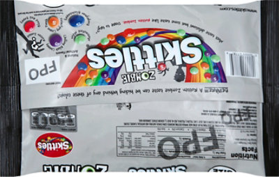 Skittles Zombie Halloween Candy Fun Size Bag - 10.72 Oz - Image 3