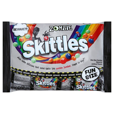 Skittles Zombie Halloween Candy Fun Size Bag - 10.72 Oz - Image 1